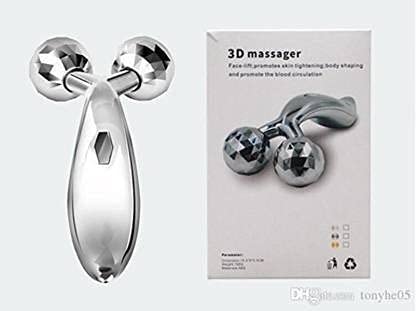 3D Massager, Stainless Steel, Back, Muscles, Silver